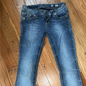 Miss Me Blue Distressed Jeans